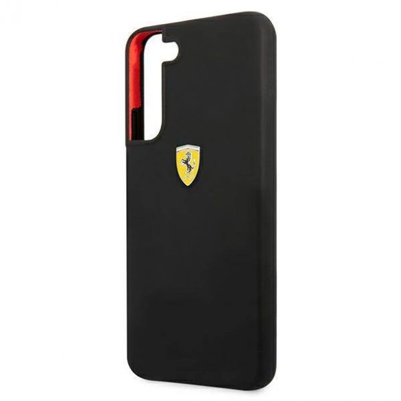 Carcasă rigidă Ferrari FESSIHCS22MBK S22+ S906 czarny/negru On Track din silicon