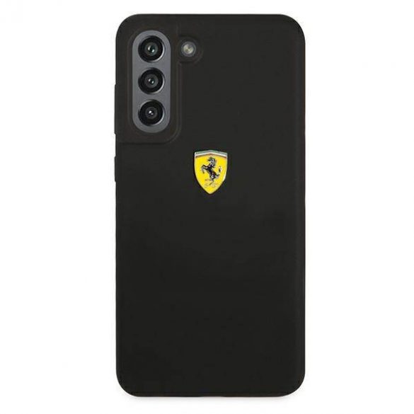 Carcasă rigidă Ferrari FESSIHCS21FBK S21 FE G990 czarny/negru Silicon