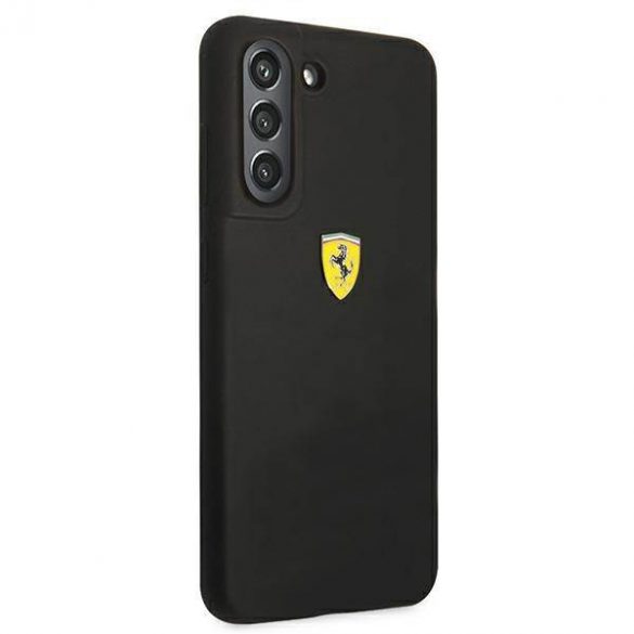 Carcasă rigidă Ferrari FESSIHCS21FBK S21 FE G990 czarny/negru Silicon