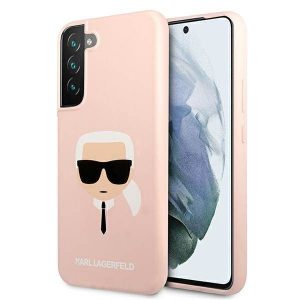 Karl Lagerfeld KLHCS22MSLKHPI S22+ S906 rożowy/roz hardcase Silicon Karl's Head