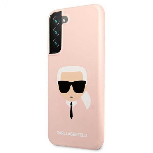 Karl Lagerfeld KLHCS22MSLKHPI S22+ S906 rożowy/roz hardcase Silicon Karl's Head