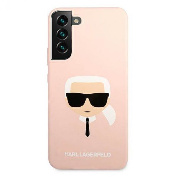 Karl Lagerfeld KLHCS22MSLKHPI S22+ S906 rożowy/roz hardcase Silicon Karl's Head