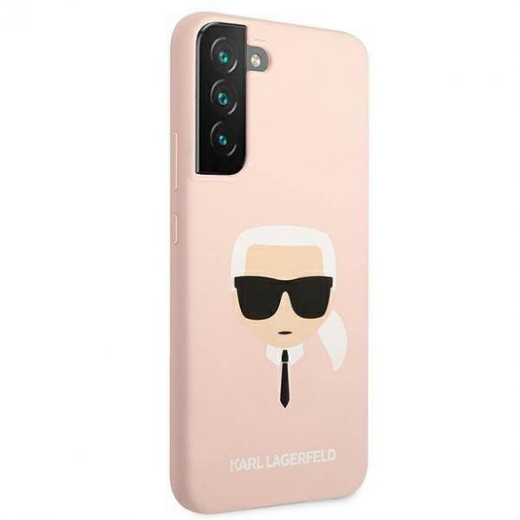 Karl Lagerfeld KLHCS22MSLKHPI S22+ S906 rożowy/roz hardcase Silicon Karl's Head