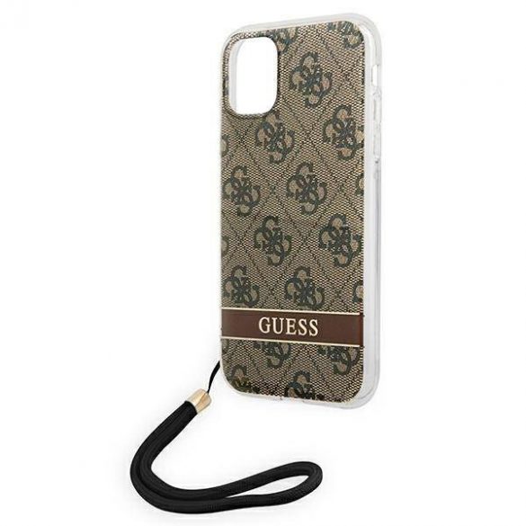 Guess GUOHCN61H4STW iPhone 11maro/maro  închis 4G Print Curea husă