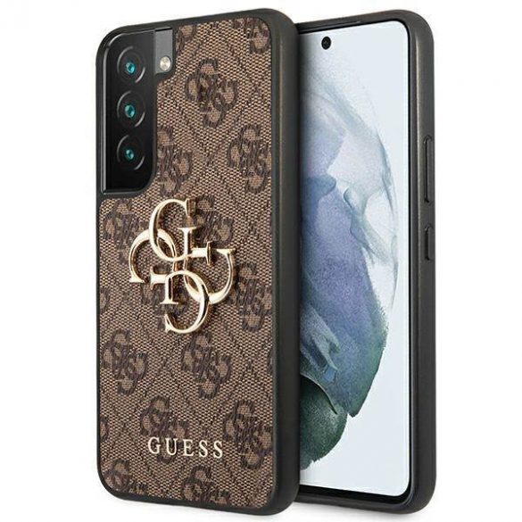 Guess GUHCS22S4GMGBR S901 S22 maro/maro închis 4G Big Metal Logo husă