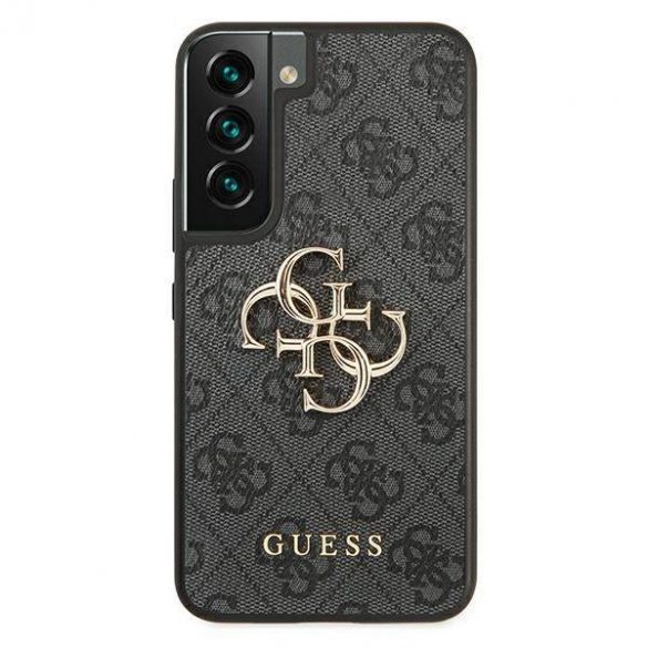 Guess GUHCS22S4GMGGR S901 S22 gri/gri hard Husă 4G Big Metal Logo husă