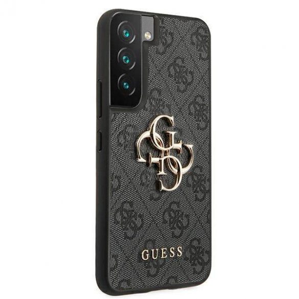 Guess GUHCS22S4GMGGR S901 S22 gri/gri hard Husă 4G Big Metal Logo husă