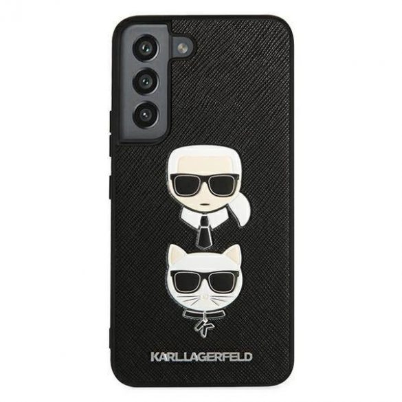 Karl Lagerfeld KLHCS22MSAKICKCBK S22+ S906 czarny/negru Saffiano Karl & Choupette Headcase