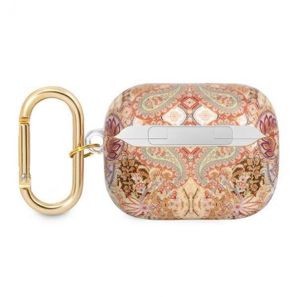 Husă Guess GUAPHHFLD AirPods Pro złoty/aurie Husă Paisley Strap Collection