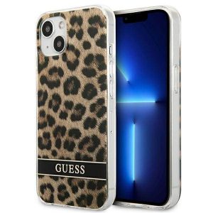 Guess GUHCP13SHSLEOW iPhone 13 mini 5,4" husă rigidă maro/brązowy Leopard