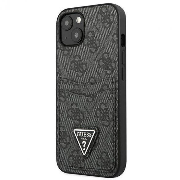 Guess GUHCP13SP4TPK Carcasă rigidă pentru iPhone 13 mini 5,4" czarny/negru 4G Triangle Logo Carslot