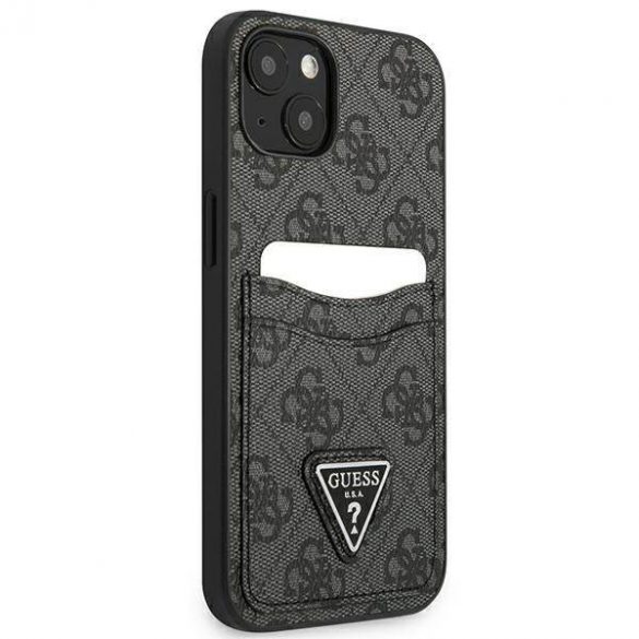 Guess GUHCP13SP4TPK Carcasă rigidă pentru iPhone 13 mini 5,4" czarny/negru 4G Triangle Logo Carslot