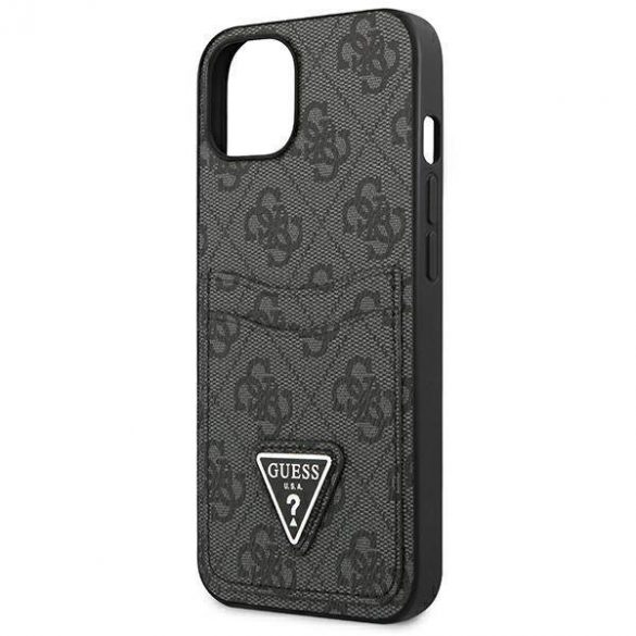 Guess GUHCP13SP4TPK Carcasă rigidă pentru iPhone 13 mini 5,4" czarny/negru 4G Triangle Logo Carslot