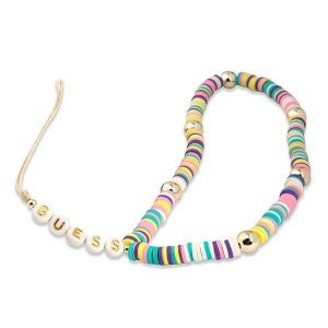 Guess zawieszka GUSTPEAM Husă pentru curea de telefon wielokolorowy/multicolor Heishi Beads