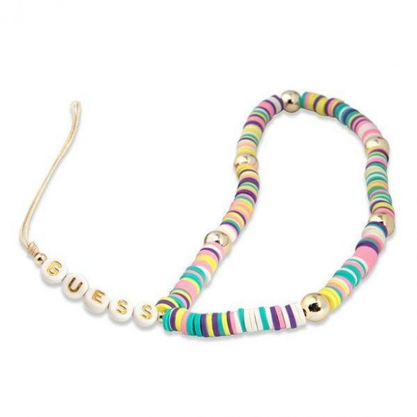 Guess zawieszka GUSTPEAM Husă pentru curea de telefon wielokolorowy/multicolor Heishi Beads