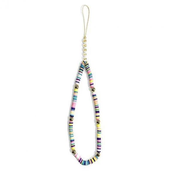 Guess zawieszka GUSTPEAM Husă pentru curea de telefon wielokolorowy/multicolor Heishi Beads