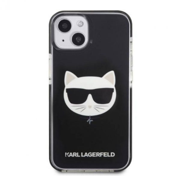 Karl Lagerfeld KLHCP13STPECK Husă Choupette Head pentru iPhone 13 mini 5,4"