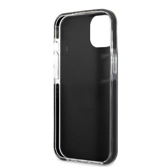 Karl Lagerfeld KLHCP13MTPECK iPhone 13 / 14 / 15 6,1" hard Husă negru / negru Choupette Head