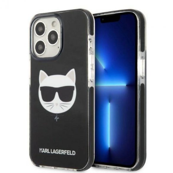 Karl Lagerfeld KLHCP13LTPECK iPhone 13 Pro / 13 6,1" hardcase czarny/negru Choupette Head