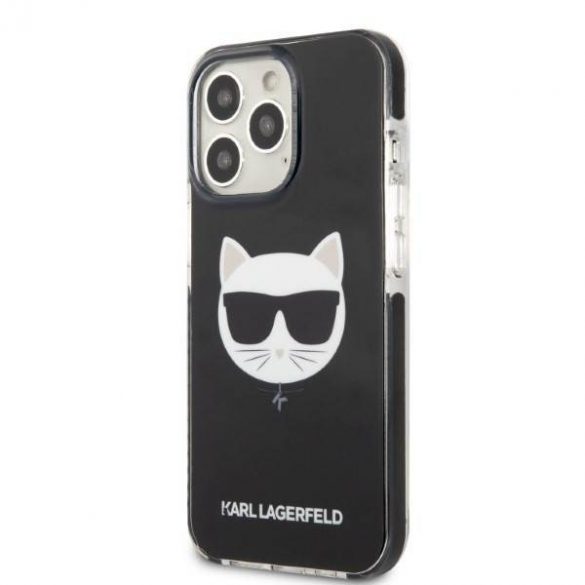 Karl Lagerfeld KLHCP13LTPECK iPhone 13 Pro / 13 6,1" hardcase czarny/negru Choupette Head