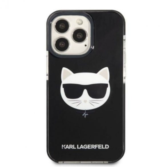 Karl Lagerfeld KLHCP13LTPECK iPhone 13 Pro / 13 6,1" hardcase czarny/negru Choupette Head