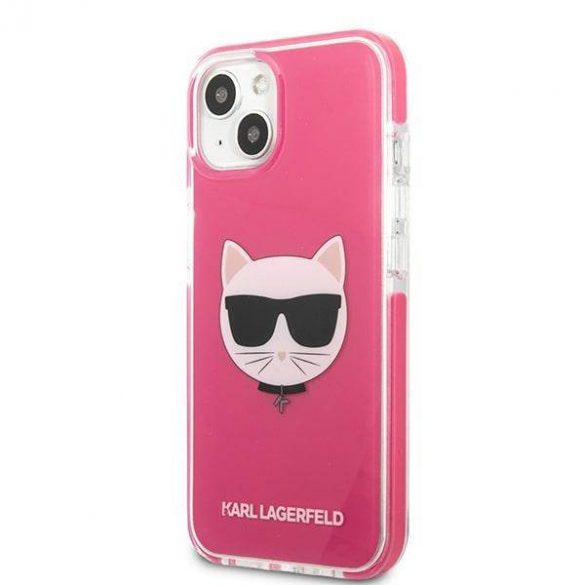 Karl Lagerfeld KLHCP13STPECPI iPhone 13 mini 5,4" hardcase fuksja/fuschia Husa Choupette Head