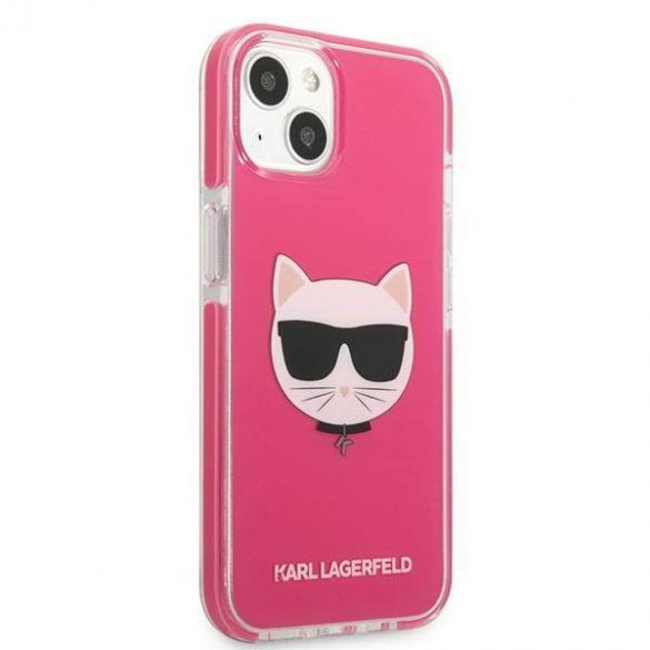 Karl Lagerfeld KLHCP13STPECPI iPhone 13 mini 5,4" hardcase fuksja/fuschia Husa Choupette Head