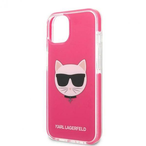 Karl Lagerfeld KLHCP13STPECPI iPhone 13 mini 5,4" hardcase fuksja/fuschia Husa Choupette Head