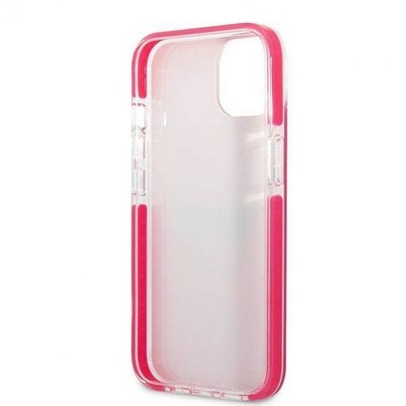 Karl Lagerfeld KLHCP13MTPECPI iPhone 13 / 14 / 15 6,1" hard Husă fuksja/fuschia Choupette Head