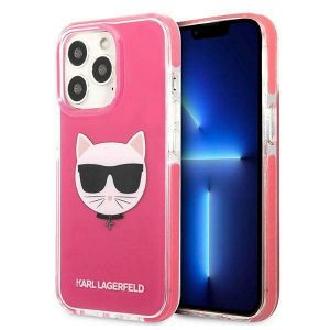 Karl Lagerfeld KLHCP13LTPECPI iPhone 13 Pro / 13 6,1" hardcase fuksja/fuschia Husa Choupette Head