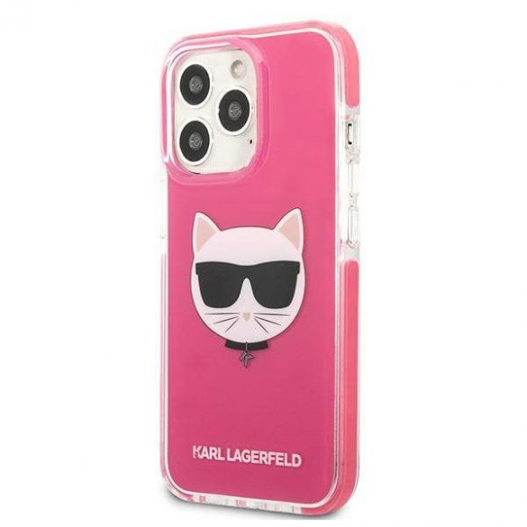 Karl Lagerfeld KLHCP13LTPECPI iPhone 13 Pro / 13 6,1" hardcase fuksja/fuschia Husa Choupette Head