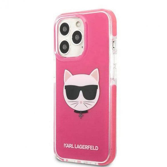 Karl Lagerfeld KLHCP13XTPECPI iPhone 13 Pro Max 6,7" hardcase fuksja/fuschia Husa Choupette Head