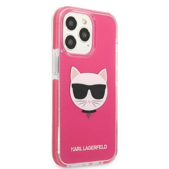 Karl Lagerfeld KLHCP13XTPECPI iPhone 13 Pro Max 6,7" hardcase fuksja/fuschia Husa Choupette Head