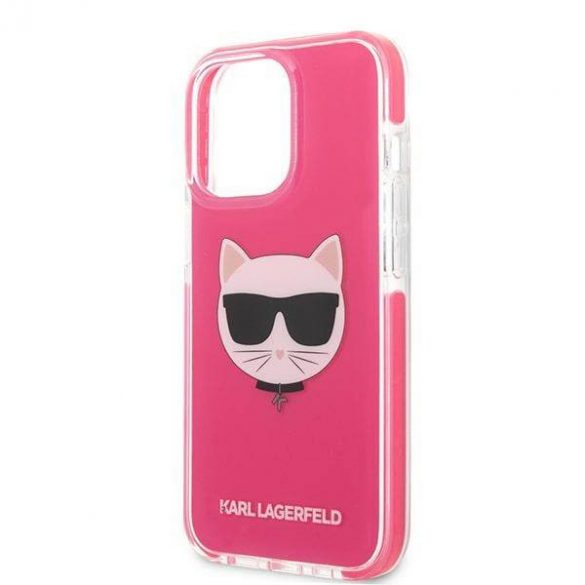 Karl Lagerfeld KLHCP13XTPECPI iPhone 13 Pro Max 6,7" hardcase fuksja/fuschia Husa Choupette Head