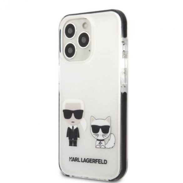 Karl Lagerfeld KLHCP13LTPEKCW iPhone 13 Pro / 13 6,1" hardcase biały/alb Karl&Chouppete