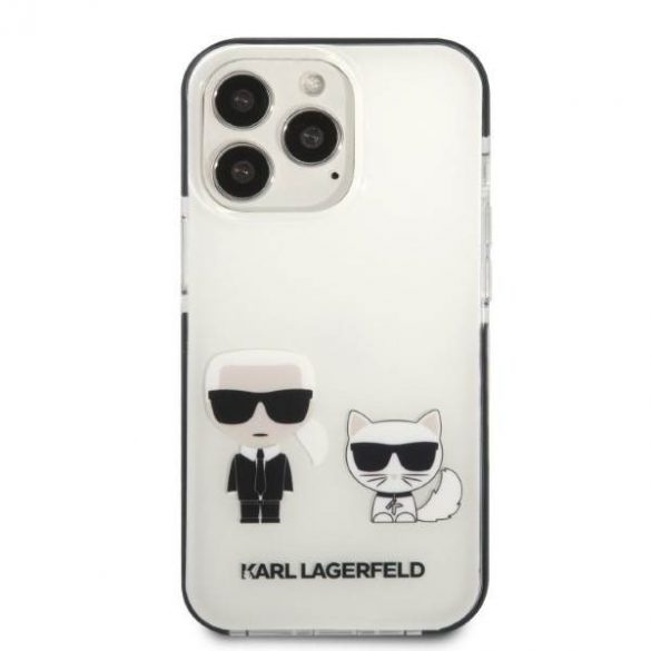 Karl Lagerfeld KLHCP13LTPEKCW iPhone 13 Pro / 13 6,1" hardcase biały/alb Karl&Chouppete