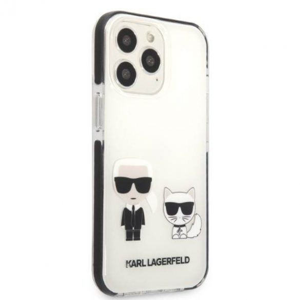 Karl Lagerfeld KLHCP13LTPEKCW iPhone 13 Pro / 13 6,1" hardcase biały/alb Karl&Chouppete