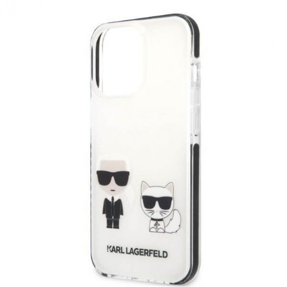 Karl Lagerfeld KLHCP13LTPEKCW iPhone 13 Pro / 13 6,1" hardcase biały/alb Karl&Chouppete