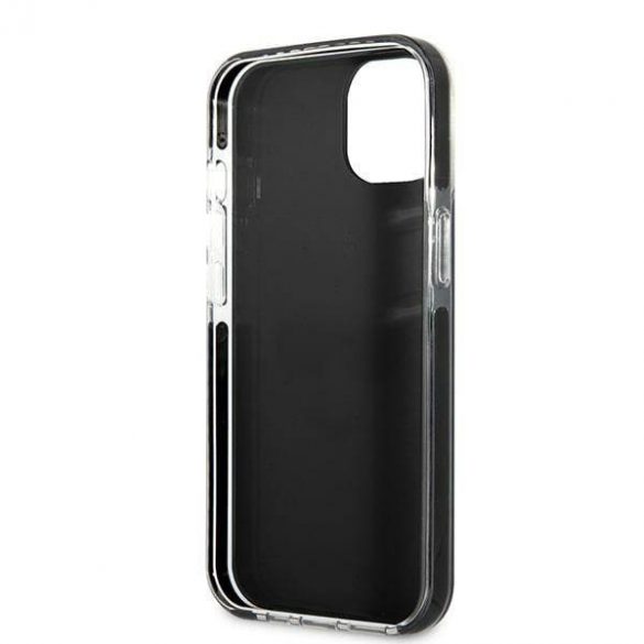 Karl Lagerfeld KLHCP13STPE2TK Carcasă rigidă pentru iPhone 13 mini 5,4" negru/negru Karl&Chouppete Head