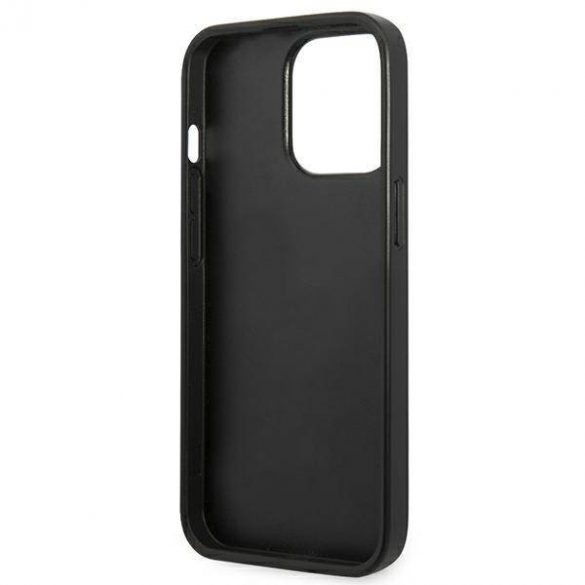 Karl Lagerfeld KLHCP13LSFMP2DG Carcasă rigidă pentru iPhone 13 Pro / 13 de 6,1 inchi srebrny/argintiu Saffiano Plaque