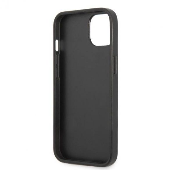 Karl Lagerfeld KLHCP13SSFMP2K iPhone 13 mini 5,4" hard Husă negru/negru Saffiano Plaque husă