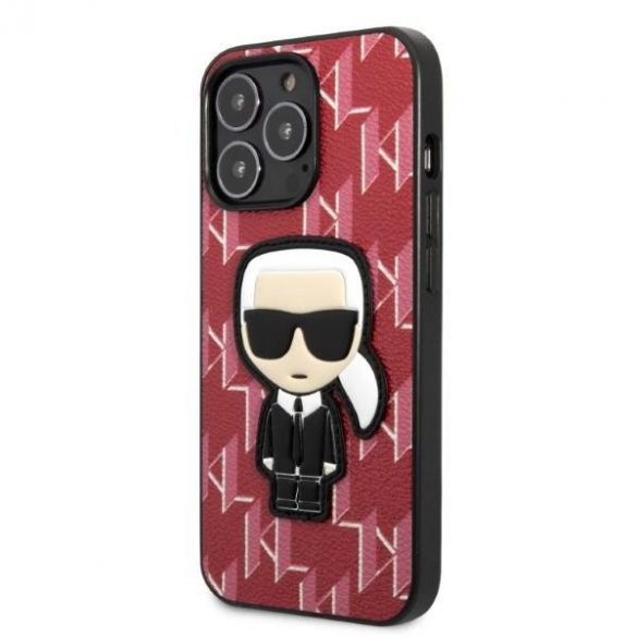 Karl Lagerfeld KLHCP13LPMNIKPI iPhone 13 Pro / 13 6,1" hardcase czerwony/rosu Monogram Ikonik Patch