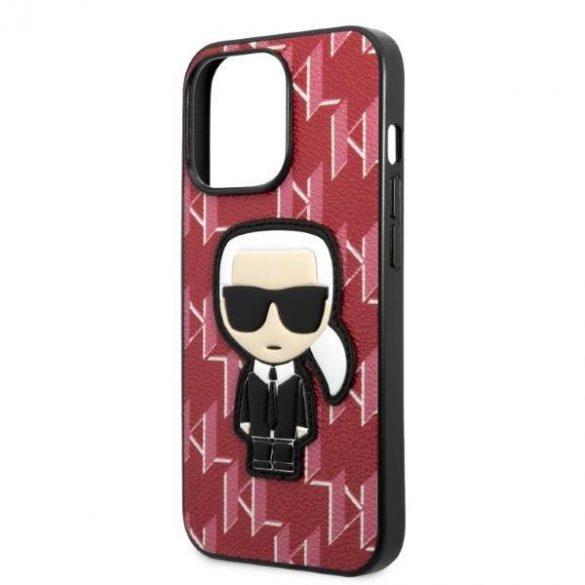 Karl Lagerfeld KLHCP13LPMNIKPI iPhone 13 Pro / 13 6,1" hardcase czerwony/rosu Monogram Ikonik Patch