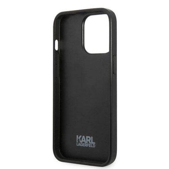 Karl Lagerfeld KLHCP13LPMNFIK1 Husa pentru iPhone 13 Pro / 13 6,1" szary/gri Flower Ikonik Karl