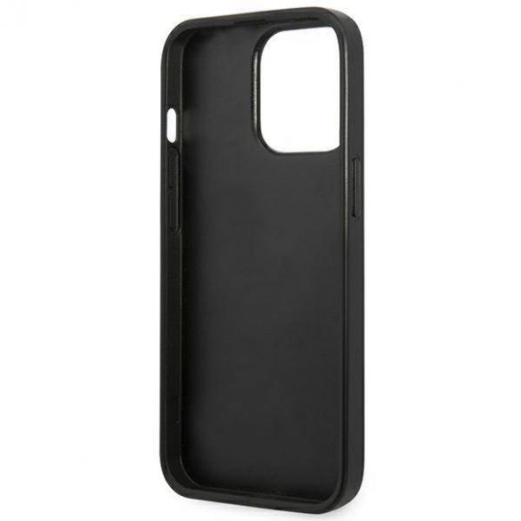 Karl Lagerfeld KLHCP13XPTLK iPhone 13 Pro Max 6,7" hard Husă negru/negru Perforated Allover husă