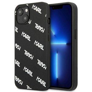 Karl Lagerfeld KLHCP13SPULMBK3 Carcasă rigidă pentru iPhone 13 mini de 5,4 inchi, negru/czarny