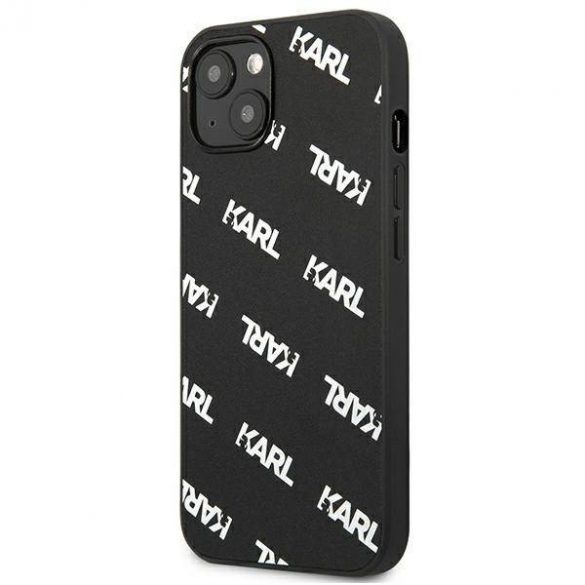 Karl Lagerfeld KLHCP13SPULMBK3 Carcasă rigidă pentru iPhone 13 mini de 5,4 inchi, negru/czarny