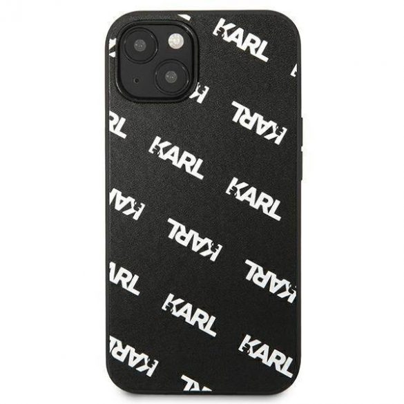 Karl Lagerfeld KLHCP13SPULMBK3 Carcasă rigidă pentru iPhone 13 mini de 5,4 inchi, negru/czarny