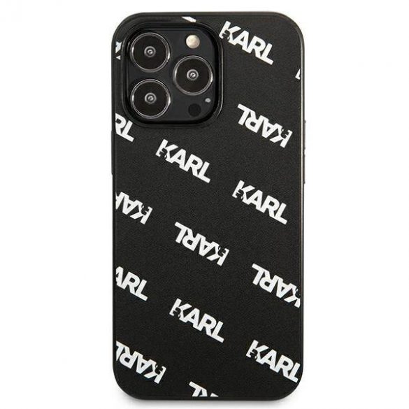 Karl Lagerfeld KLHCP13LPULMBK3 iPhone 13 Pro / 13 6,1" hard Husă negru / negru Allover husă