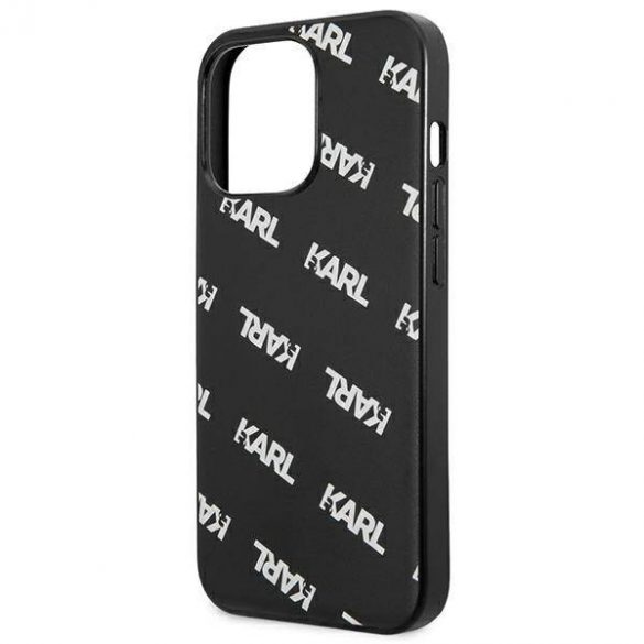 Karl Lagerfeld KLHCP13LPULMBK3 iPhone 13 Pro / 13 6,1" hard Husă negru / negru Allover husă